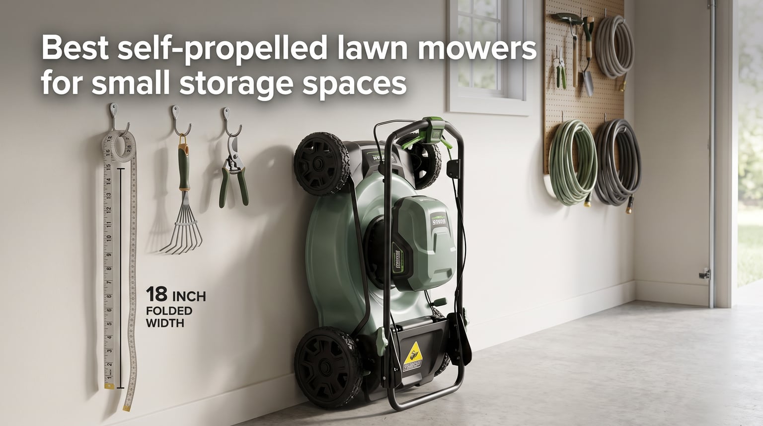 5 Best Self-Propelled Lawn Mowers for Small Storage Spaces 2026