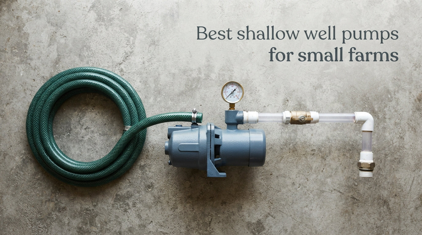 Best shallow well pumps for small farms
