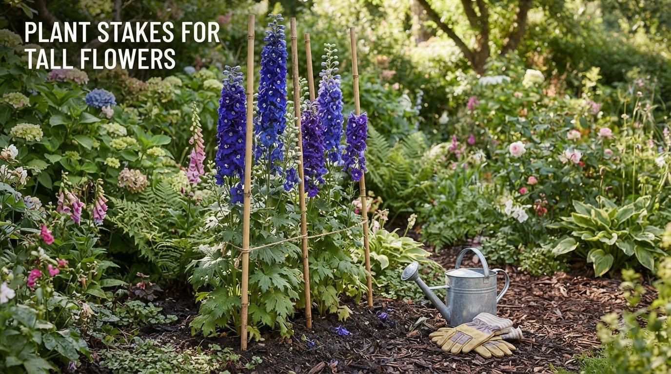 plant stakes for tall flowers