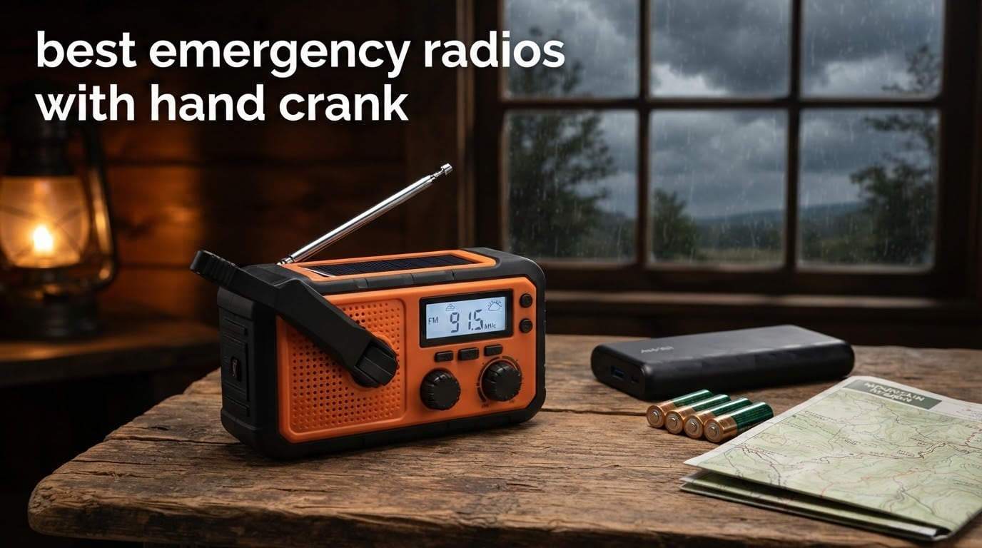 best emergency radios with hand crank