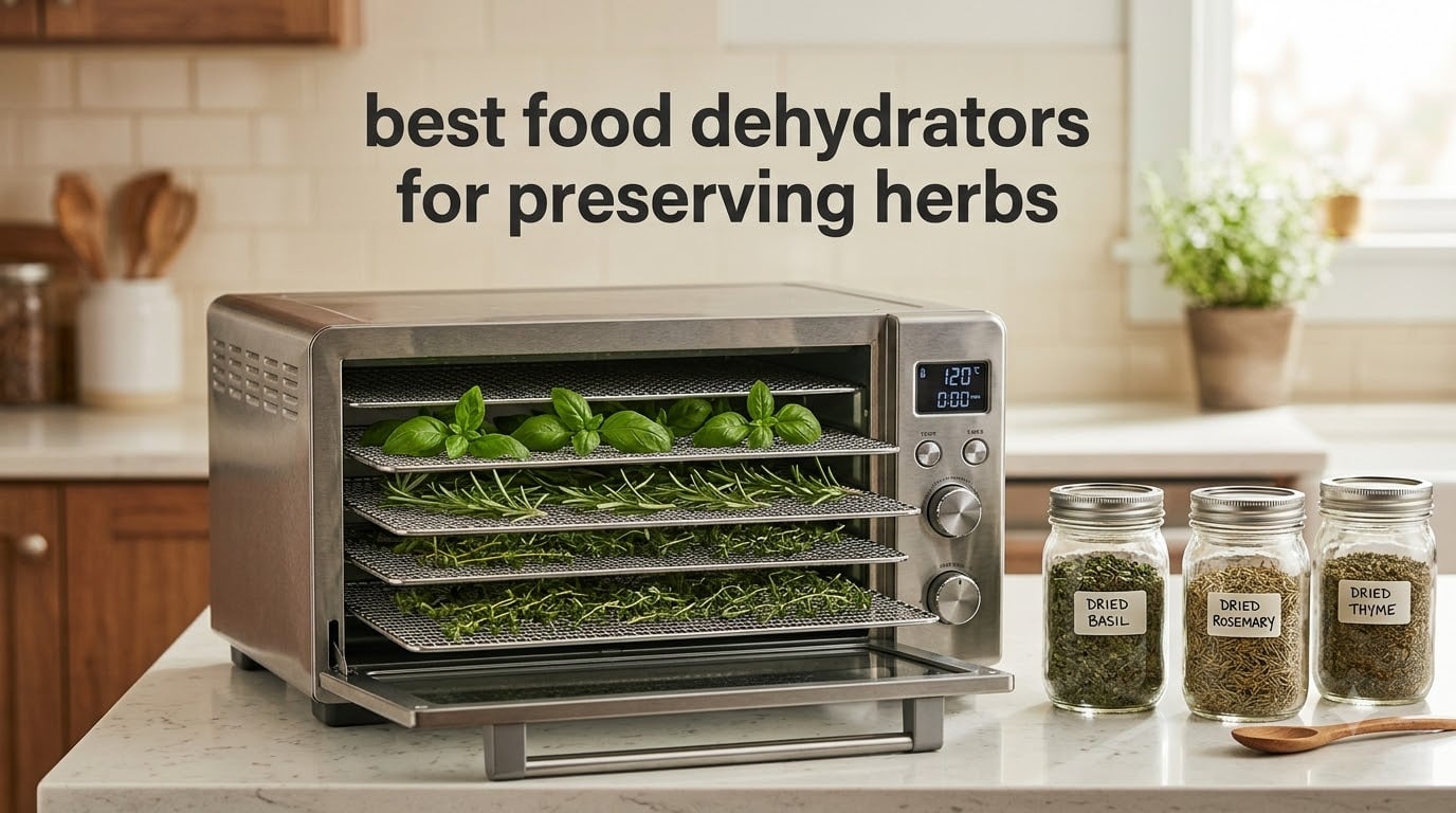 best food dehydrators for preserving herbs