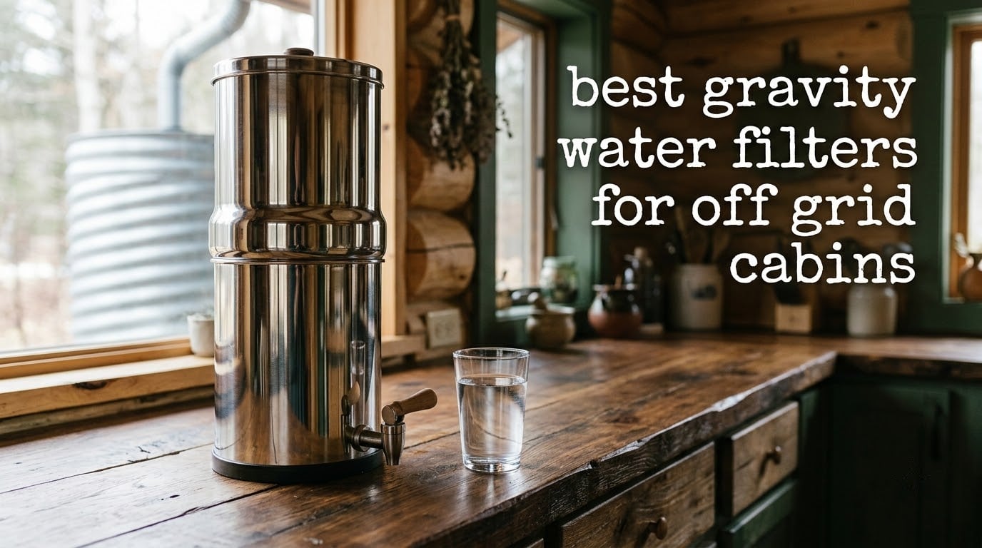 best gravity water filters for off grid cabins