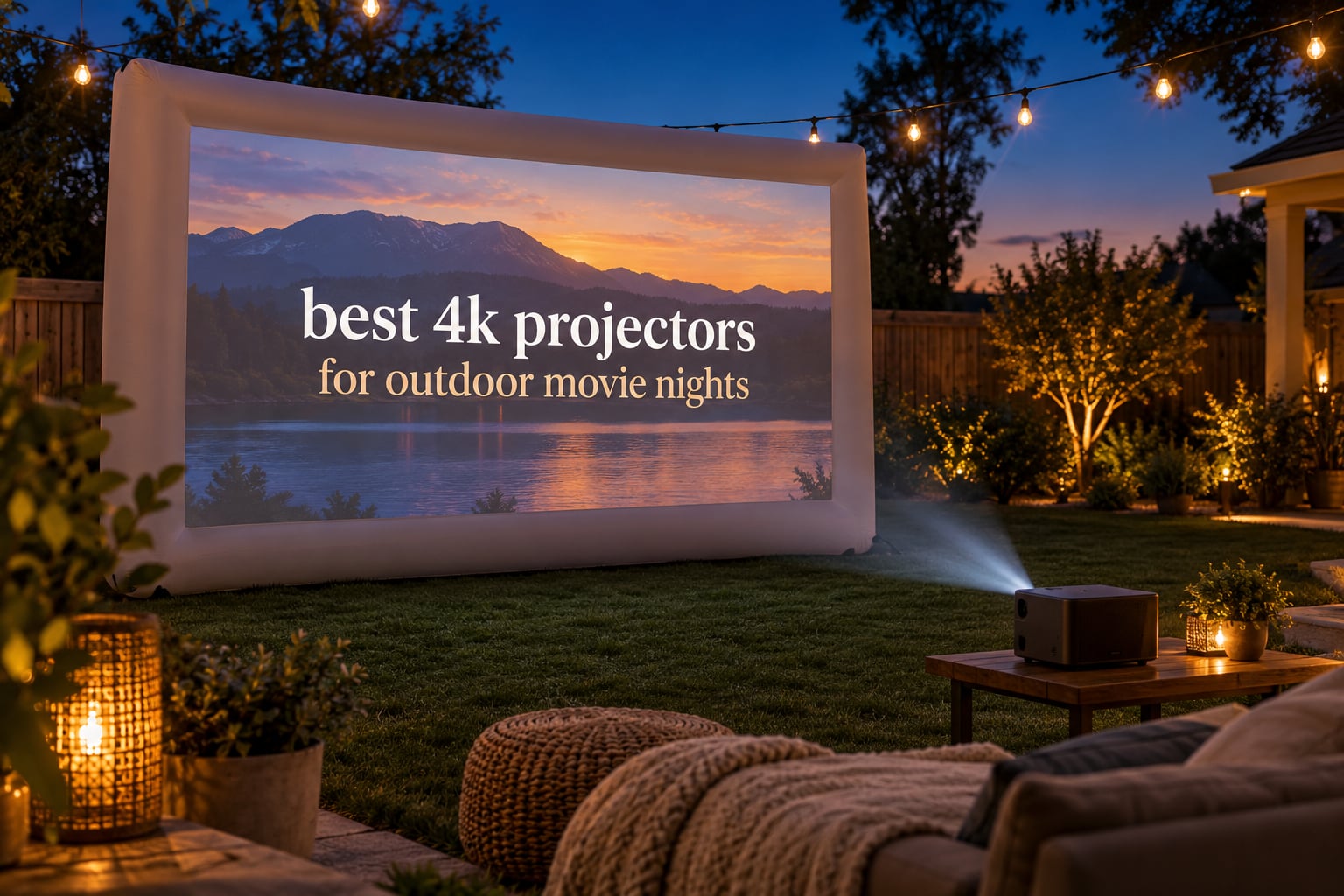 7 Best 4K Projectors for Outdoor Movie Nights (October 2026) Top Reviews