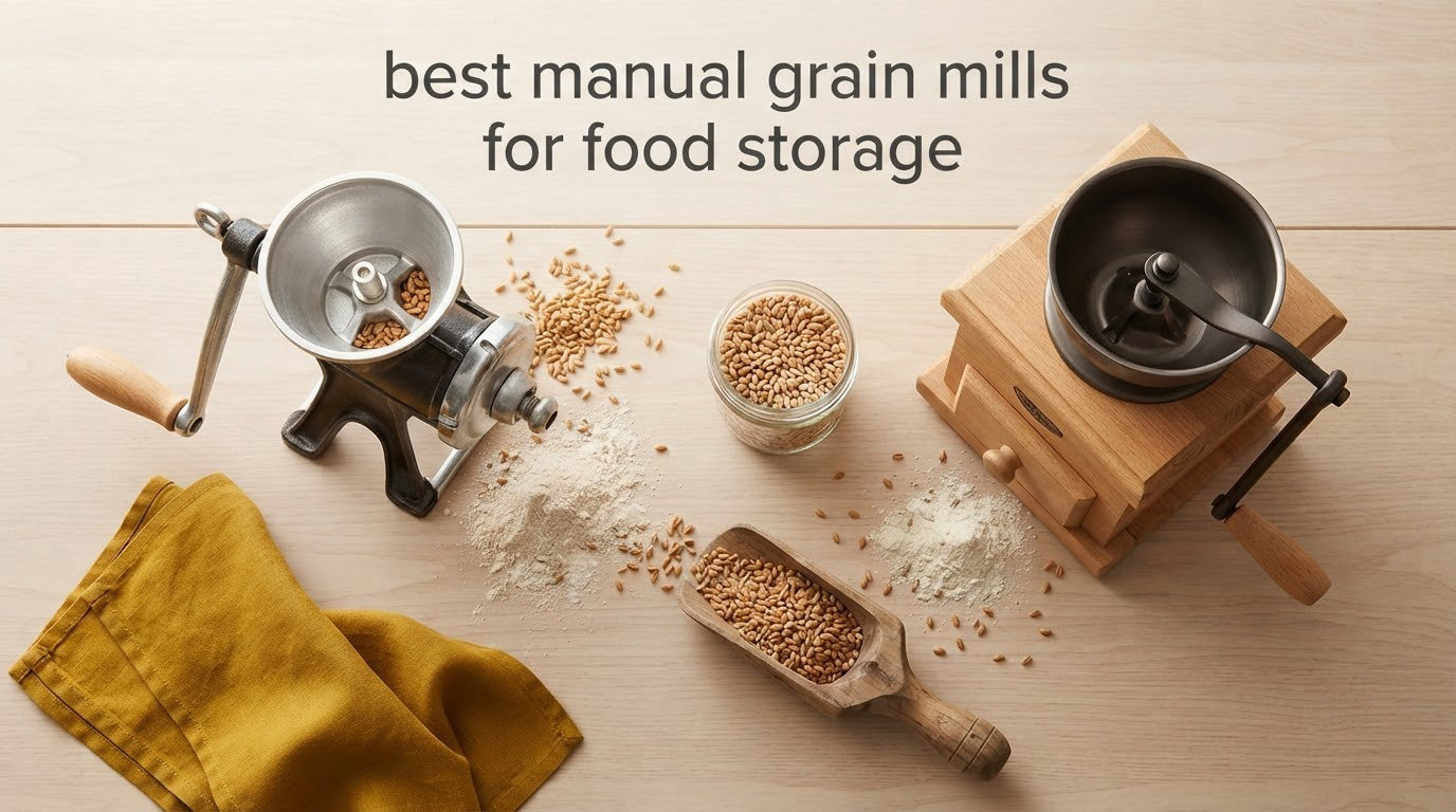 8 Best Manual Grain Mills for Food Storage (October 2026) Tested