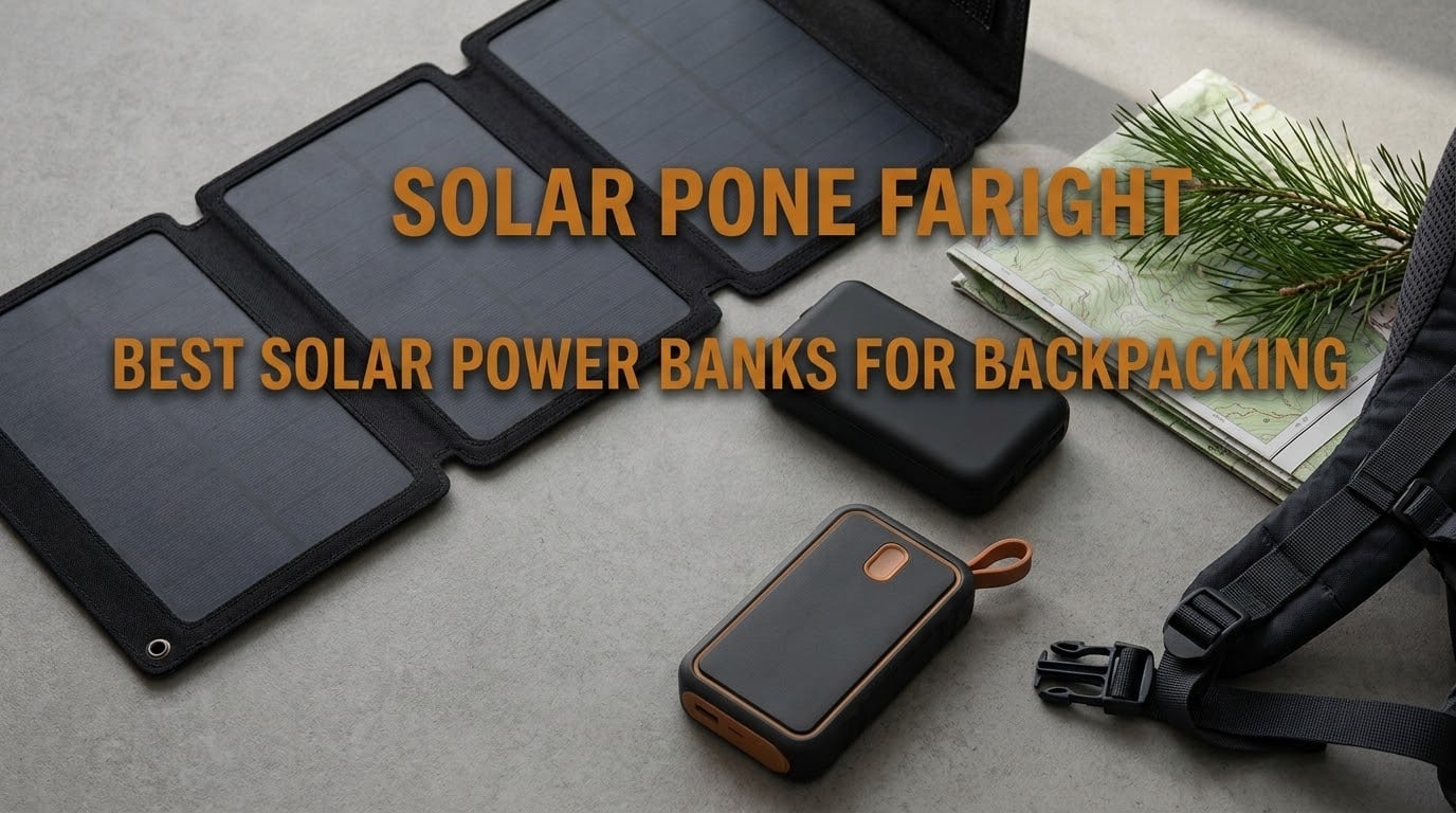 best solar power banks for backpacking