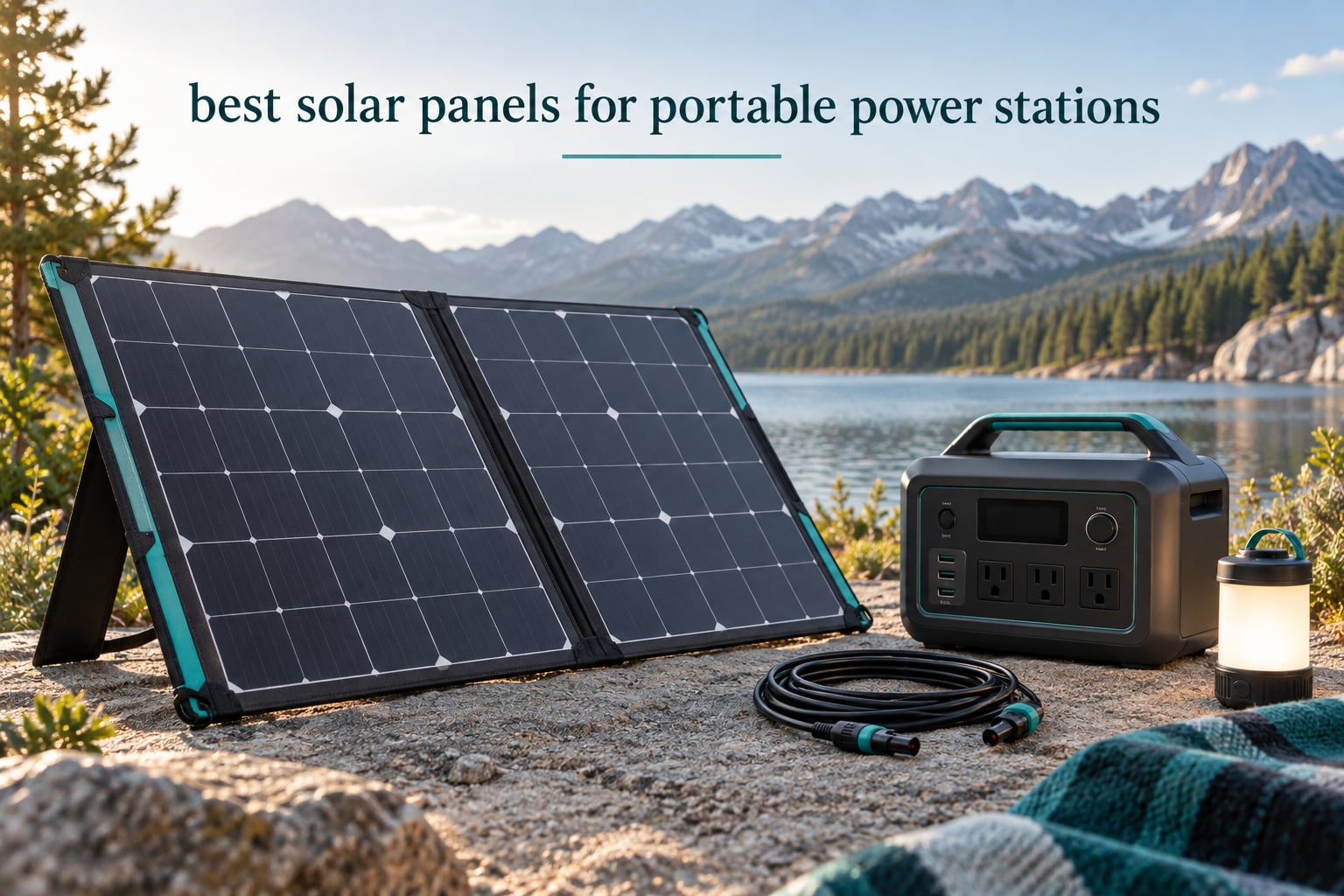 best solar panels for portable power stations