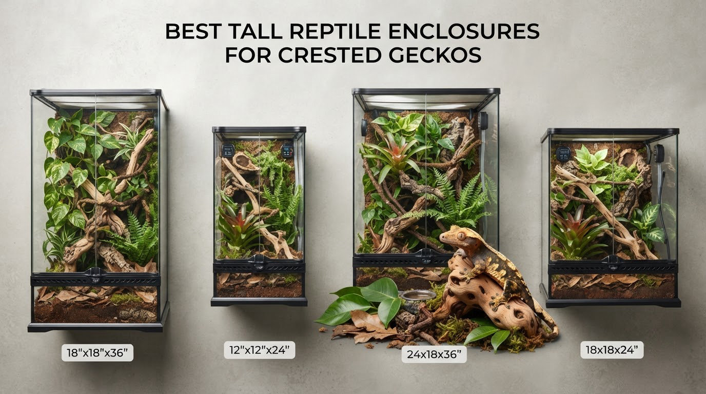 8 Best Tall Reptile Enclosures for Crested Geckos (October 2026) Honest Reviews