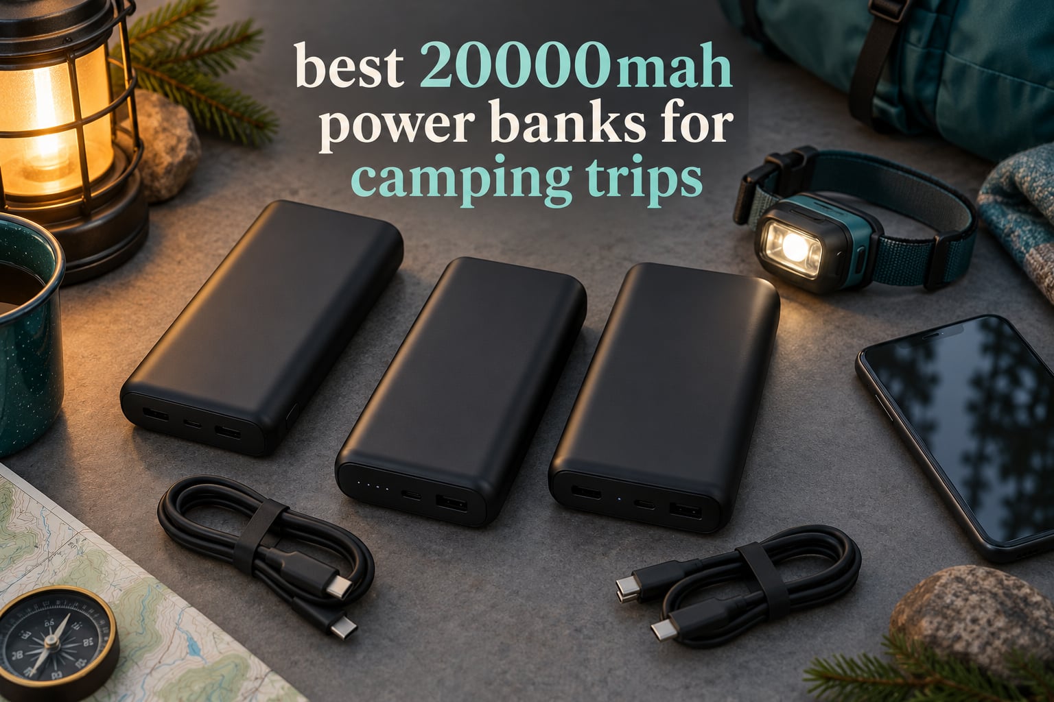 best 20000mah power banks for camping trips