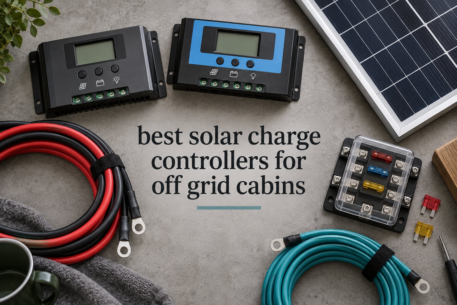 best solar charge controllers for off grid cabins