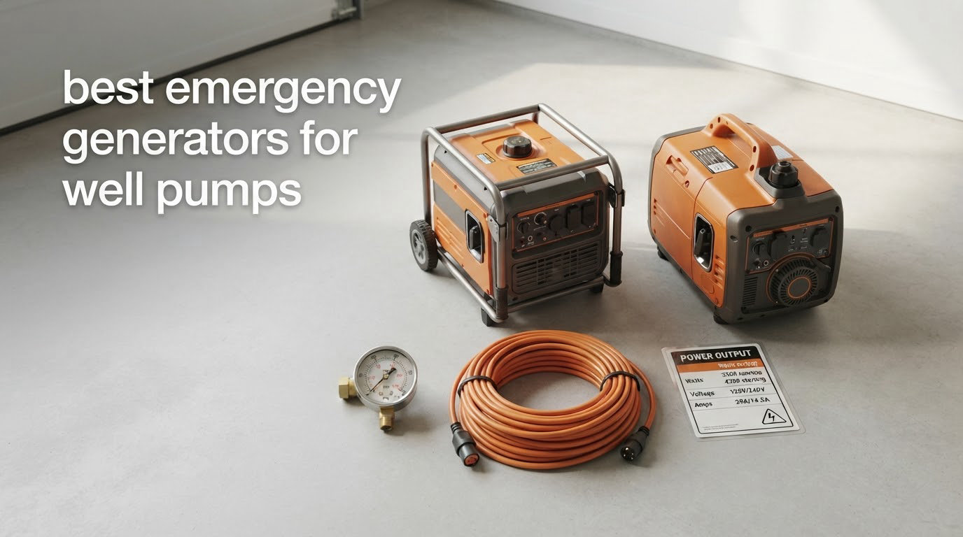 best emergency generators for well pumps